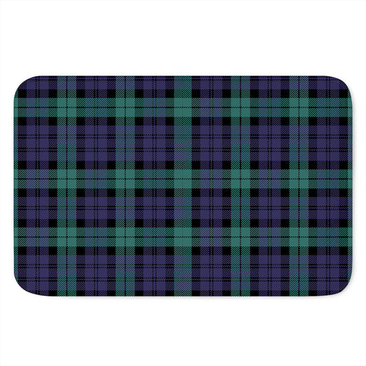 Black Watch Scottish Tartan Print Indoor Door Mat