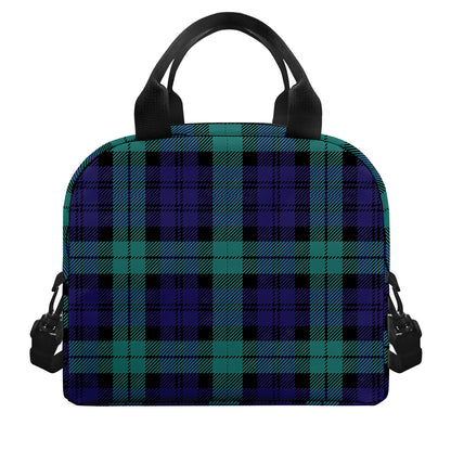Black Watch Scottish Tartan Print Insulated Lunch Bag
