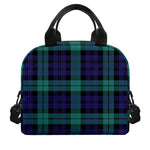 Black Watch Scottish Tartan Print Insulated Lunch Bag