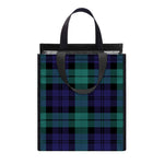 Black Watch Scottish Tartan Print Insulated Lunch Tote