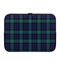 Black Watch Scottish Tartan Print Laptop Sleeve
