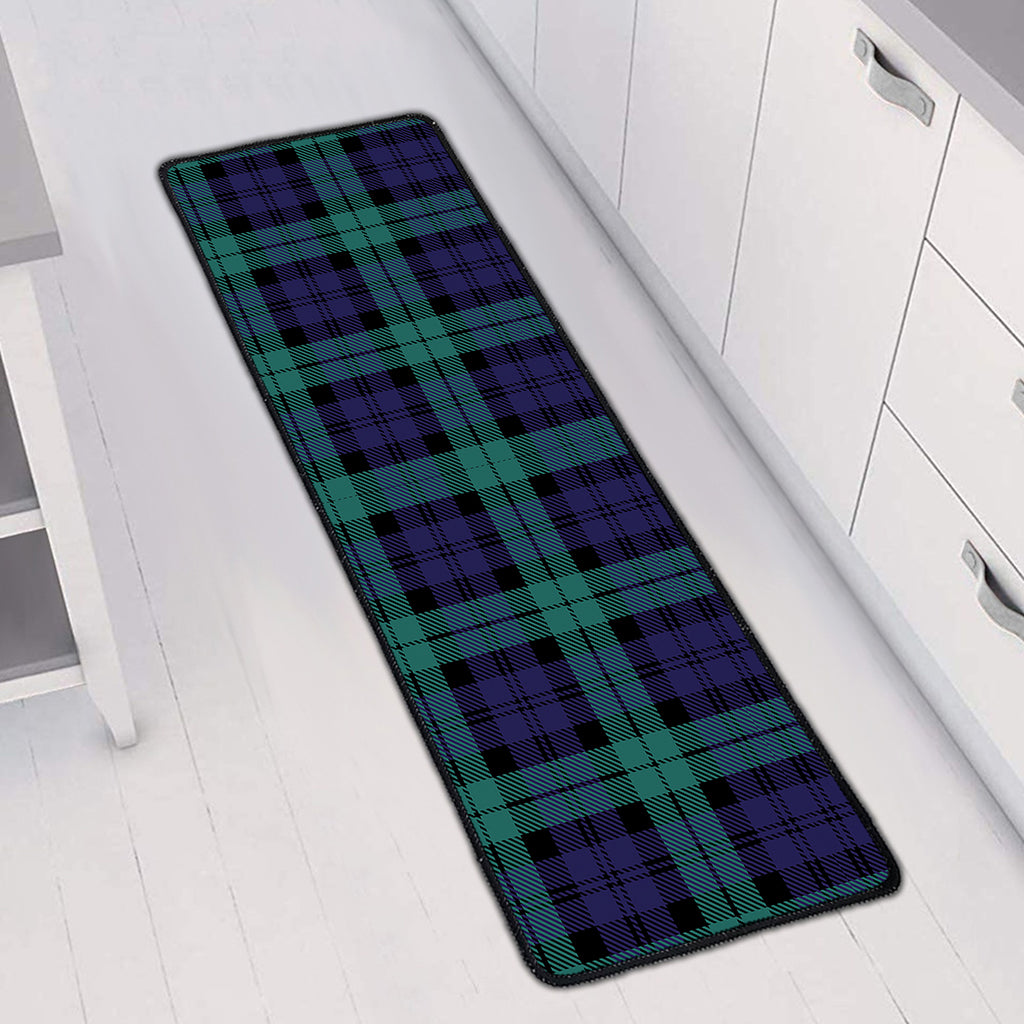 Black Watch Scottish Tartan Print Long Kitchen Mat