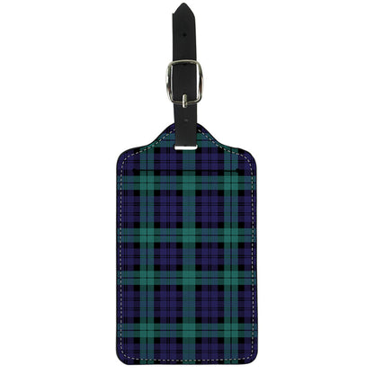Black Watch Scottish Tartan Print Luggage Tag