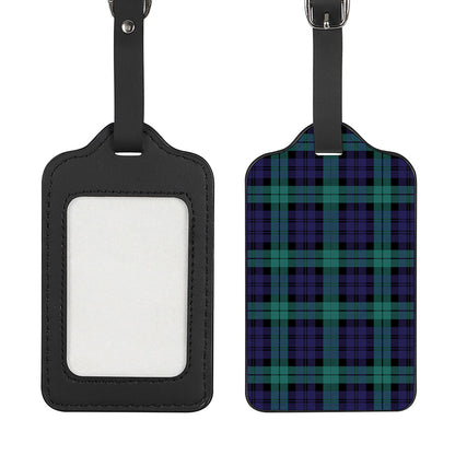 Black Watch Scottish Tartan Print Luggage Tag