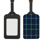 Black Watch Scottish Tartan Print Luggage Tag