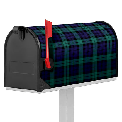 Black Watch Scottish Tartan Print Mailbox Cover