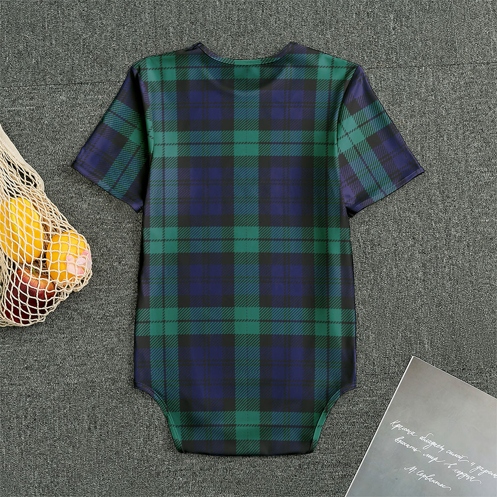 Black Watch Scottish Tartan Print Men's Bodysuit