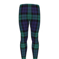 Black Watch Scottish Tartan Print Men's Leggings