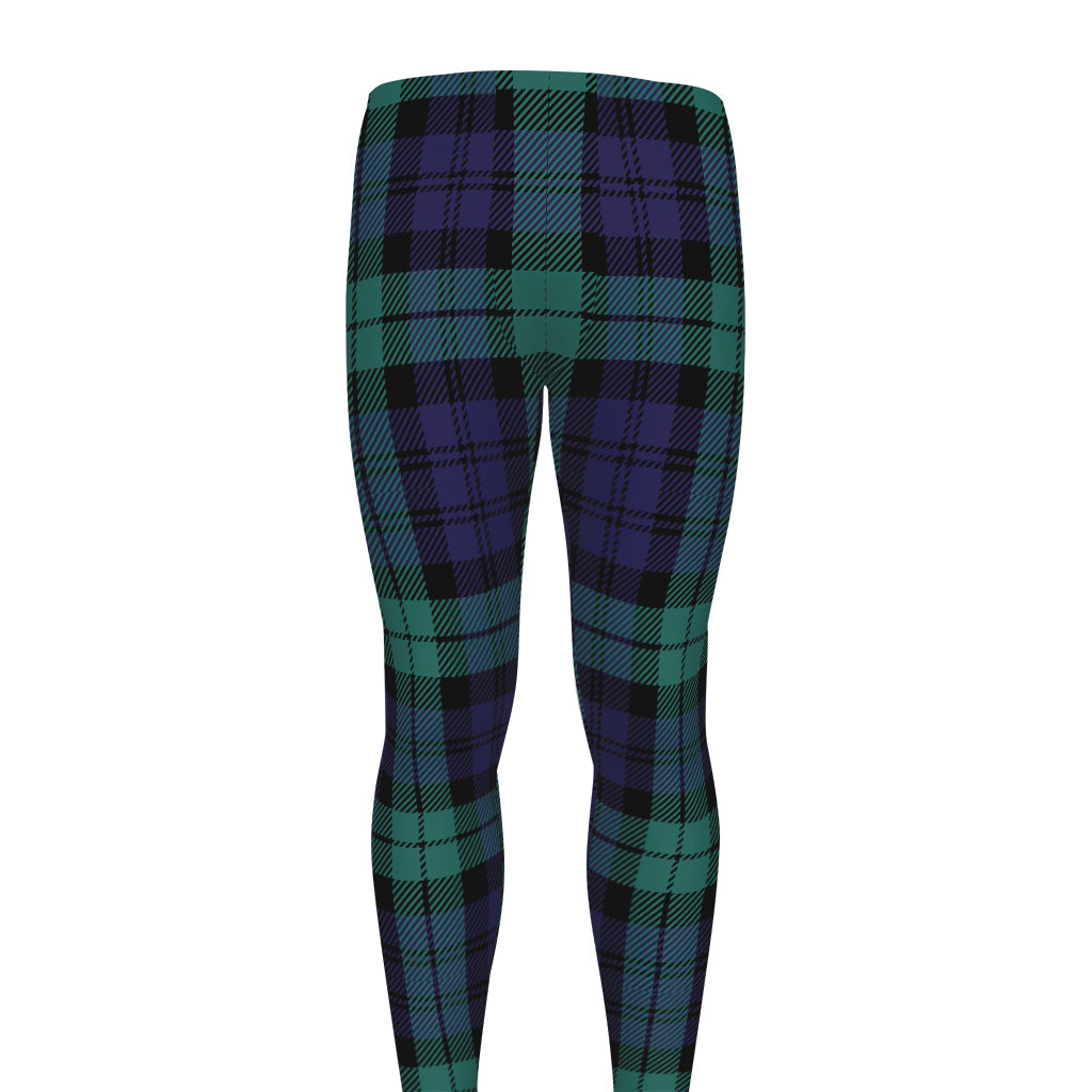 Black Watch Scottish Tartan Print Men's leggings