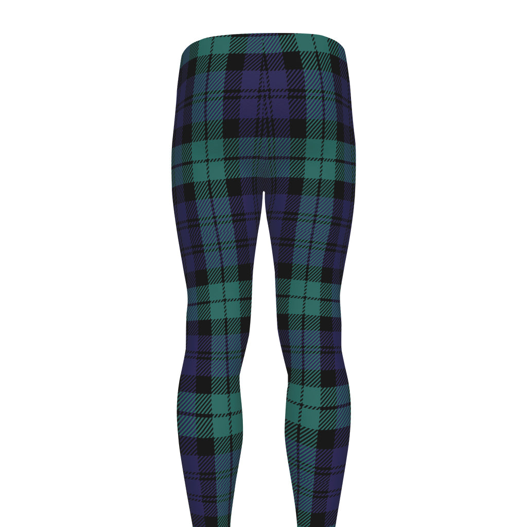 Black Watch Scottish Tartan Print Men's leggings