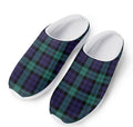 Black Watch Scottish Tartan Print Mesh Casual Shoes