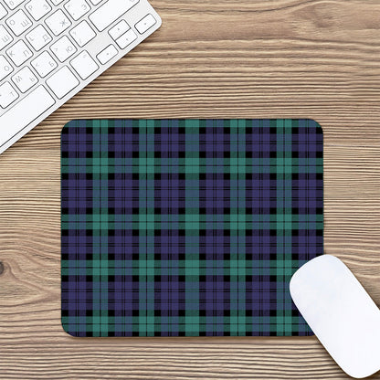 Black Watch Scottish Tartan Print Mouse Pad