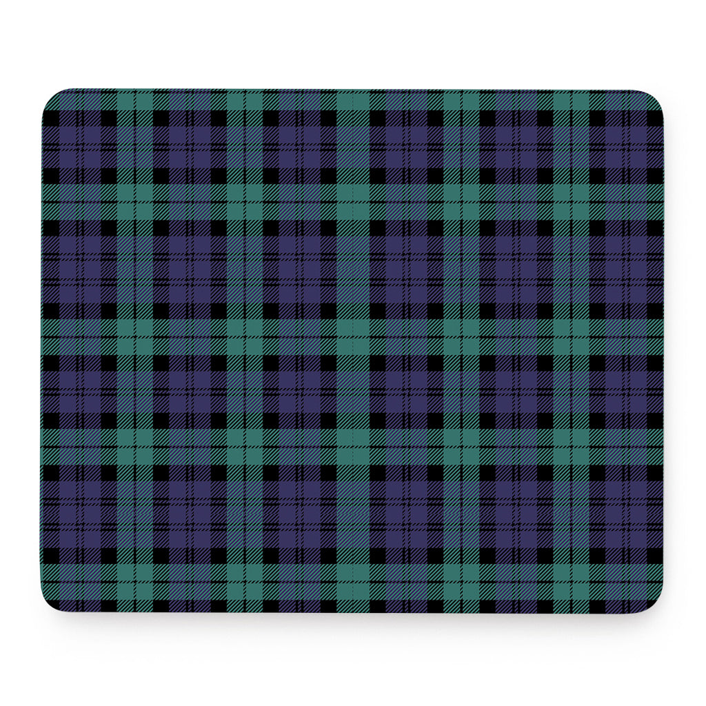 Black Watch Scottish Tartan Print Mouse Pad