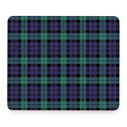 Black Watch Scottish Tartan Print Mouse Pad