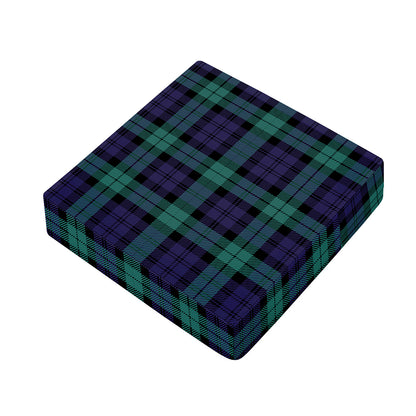 Black Watch Scottish Tartan Print Outdoor Seat Cushion Cover