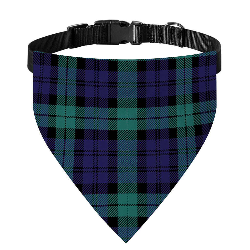 Black Watch Scottish Tartan Print Over The Collar Dog Bandana