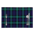 Black Watch Scottish Tartan Print Placemat