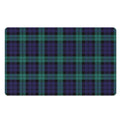Black Watch Scottish Tartan Print Polyester Doormat