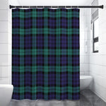 Black Watch Scottish Tartan Print Premium Shower Curtain