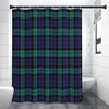 Black Watch Scottish Tartan Print Premium Shower Curtain