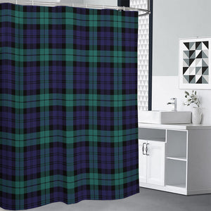 Black Watch Scottish Tartan Print Premium Shower Curtain