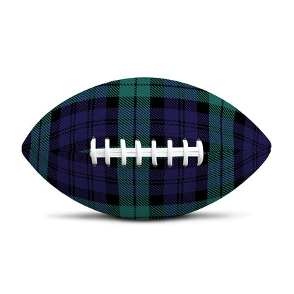 Black Watch Scottish Tartan Print Rugby Ball