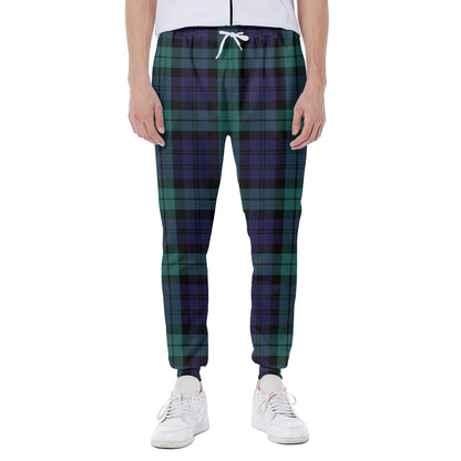 Black Watch Scottish Tartan Print Scuba Joggers