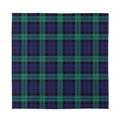 Black Watch Scottish Tartan Print Silk Bandana
