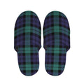Black Watch Scottish Tartan Print Slippers