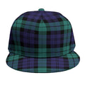 Black Watch Scottish Tartan Print Snapback Cap