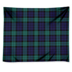 Black Watch Scottish Tartan Print Tapestry