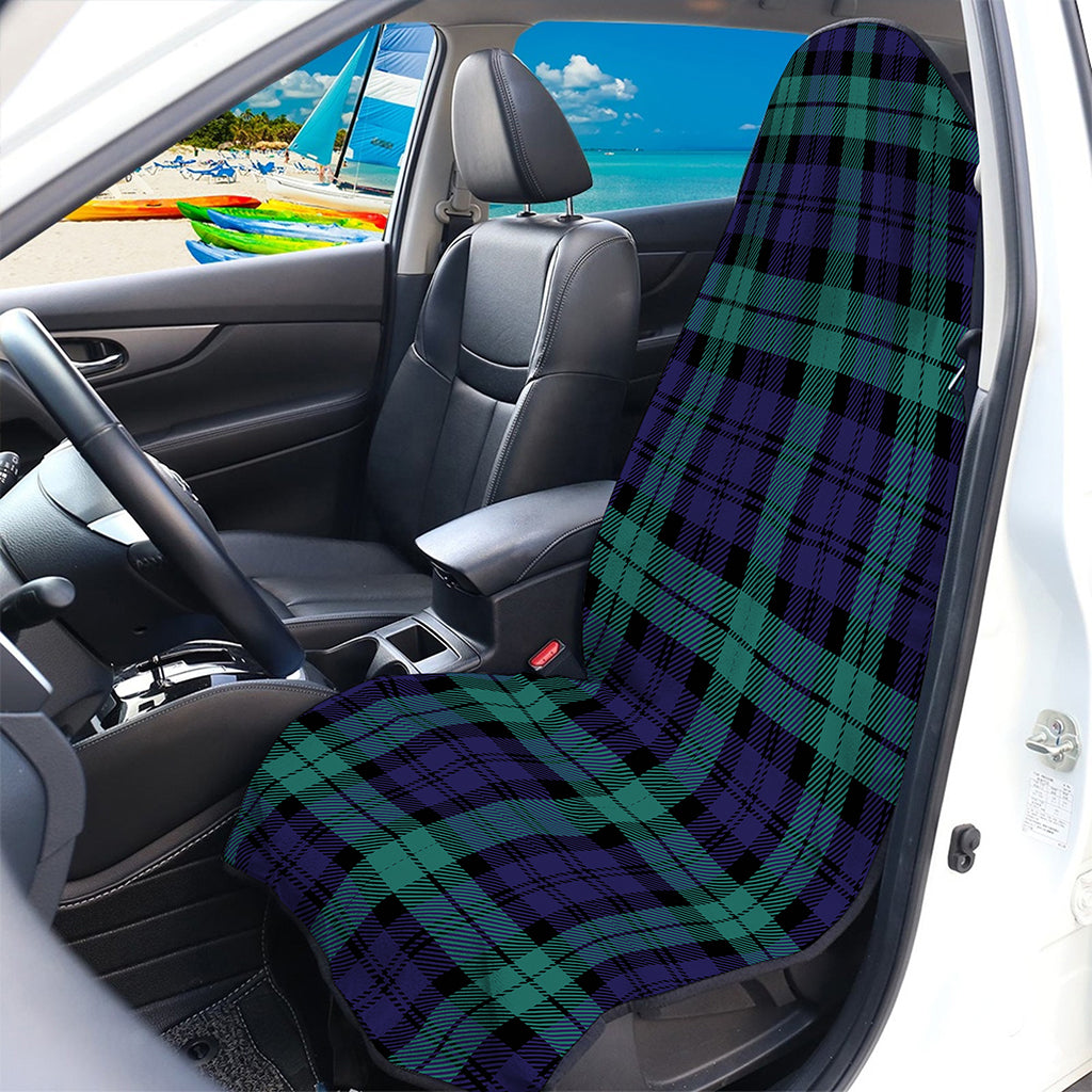 Black Watch Scottish Tartan Print Waterproof Car Seat Cover