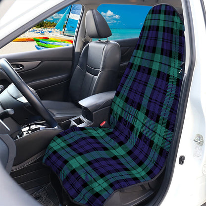 Black Watch Scottish Tartan Print Waterproof Car Seat Cover