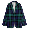 Black Watch Scottish Tartan Print Women's Blazer