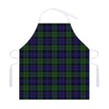Black Watch Tartan Pattern Print Adjustable Apron