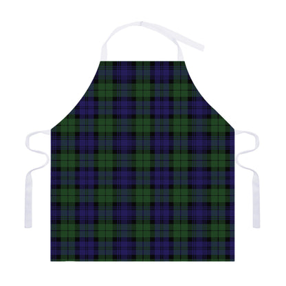 Black Watch Tartan Pattern Print Adjustable Apron