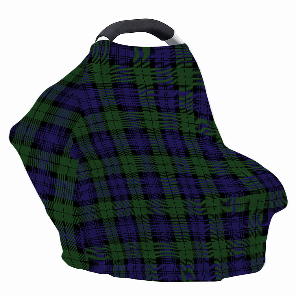Black Watch Tartan Pattern Print Baby Seat Cover