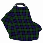 Black Watch Tartan Pattern Print Baby Seat Cover