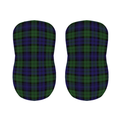 Black Watch Tartan Pattern Print Bar Stool Covers