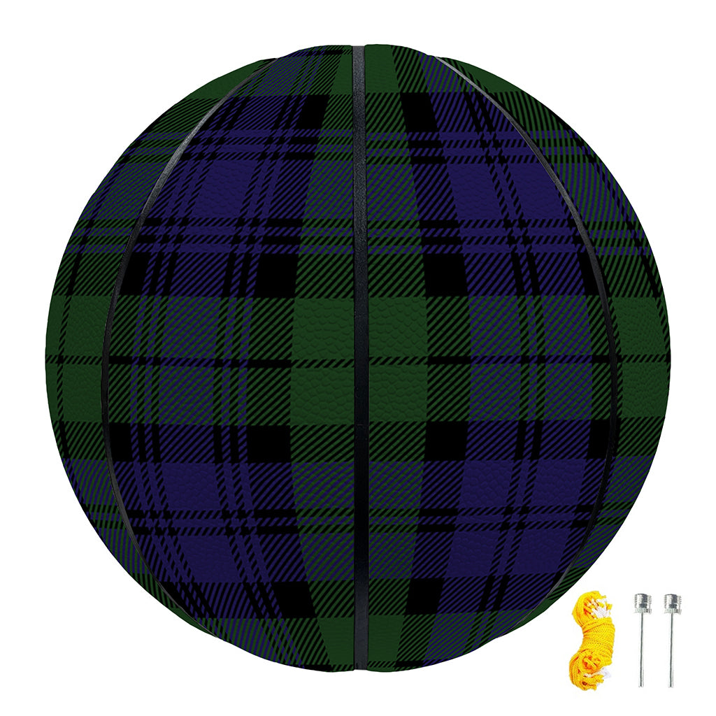 Black Watch Tartan Pattern Print Basketball