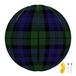Black Watch Tartan Pattern Print Basketball