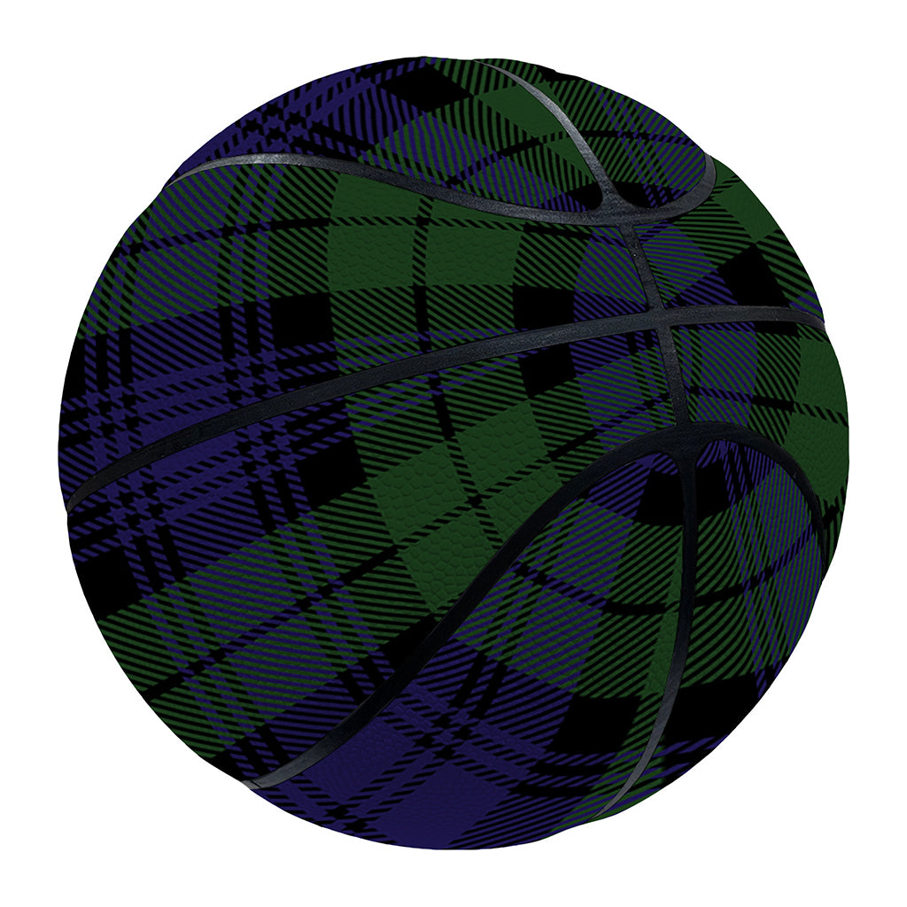 Black Watch Tartan Pattern Print Basketball