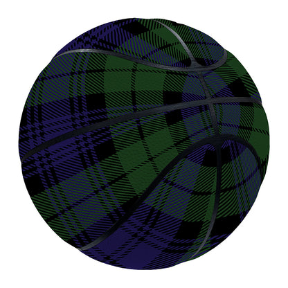 Black Watch Tartan Pattern Print Basketball