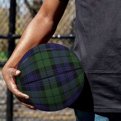 Black Watch Tartan Pattern Print Basketball