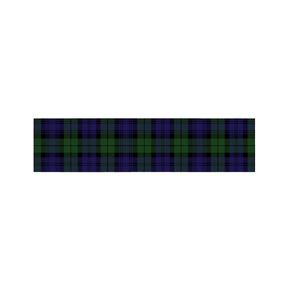 Black Watch Tartan Pattern Print Bed Runner