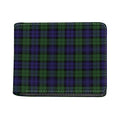 Black Watch Tartan Pattern Print Bifold Wallet