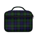 Black Watch Tartan Pattern Print Briefcase Bible Bag