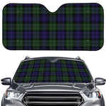 Black Watch Tartan Pattern Print Car Windshield Sun Shade