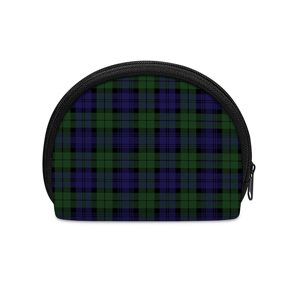 Black Watch Tartan Pattern Print Coin Purse