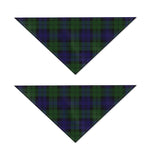 Black Watch Tartan Pattern Print Dog Bandana